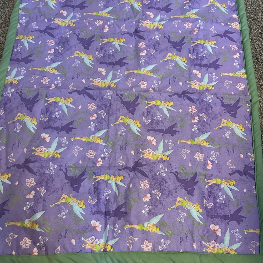 Hand Crafted Blanket Purple and Green Enchanted